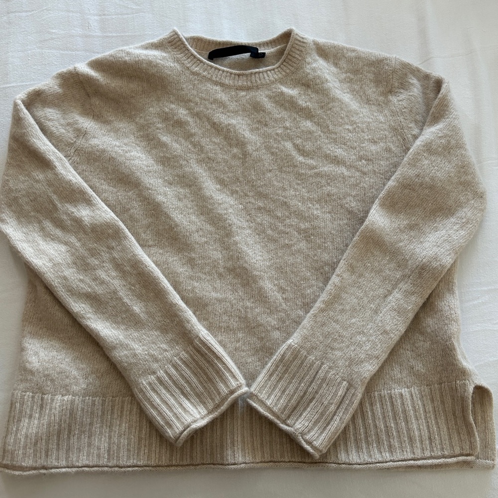 Jenni Kayne Everyday Sweater, Oatmeal XS - Picture 4 of 7
